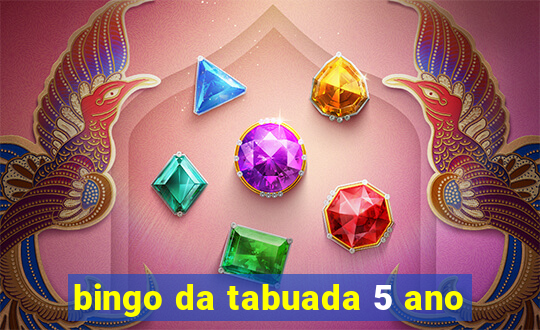 bingo da tabuada 5 ano